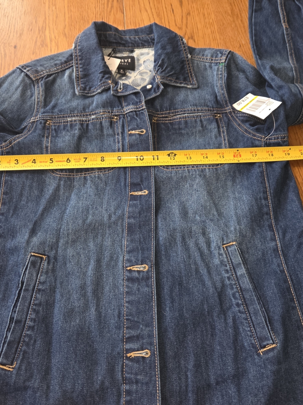 NWT, Curve Appeal Denim Jacket - Blue Jean Jacket Size M. GGCP - Picture 6 of 10